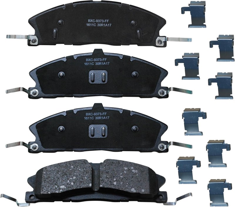 Bendix Premium SBC1611C Ceramic Front Brake Pads for Ford Explorer 2019-2014, Flex 2016, Flex 2019-2018, Police Interceptor Utility 2019-2016, Taurus 2019-2017, Lincoln MKS 2016, MKT 2019-2016 - Image 1